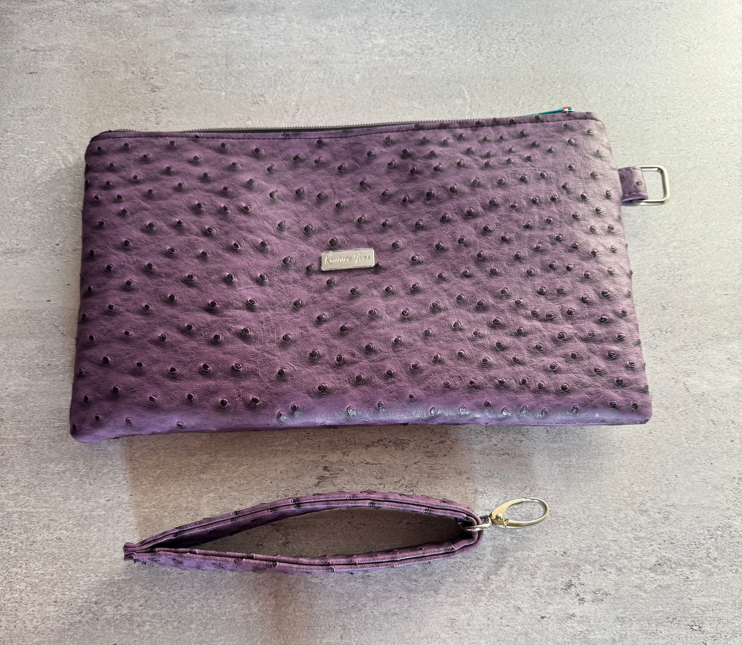 Amethyst Kali Wristlet